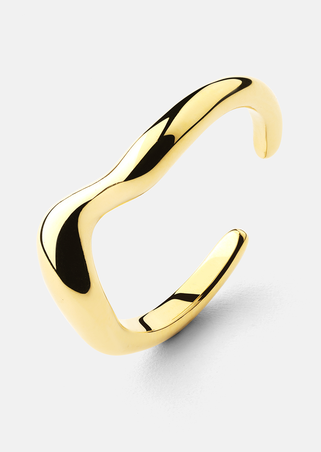 Anillo Flow - Chapado en oro de 18k