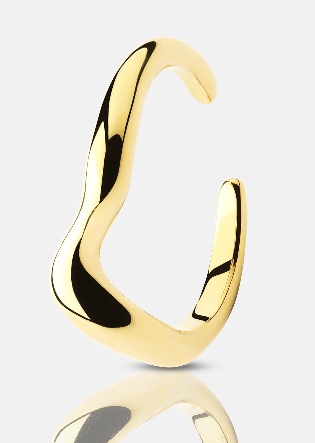 Anillo Flow - Chapado en oro de 18k