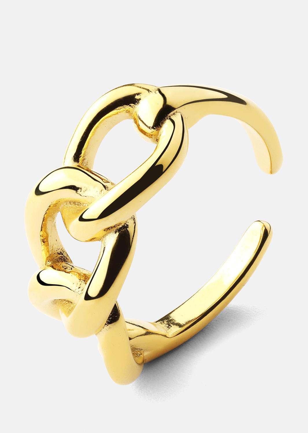 Anillo Golden Link - 18K Chapado en oro