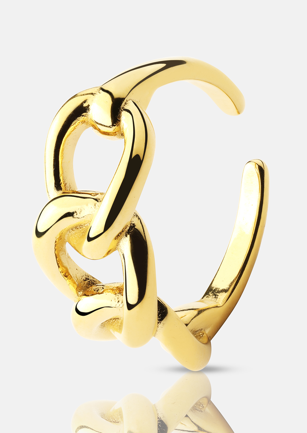 Anillo Golden Link - 18K Chapado en oro