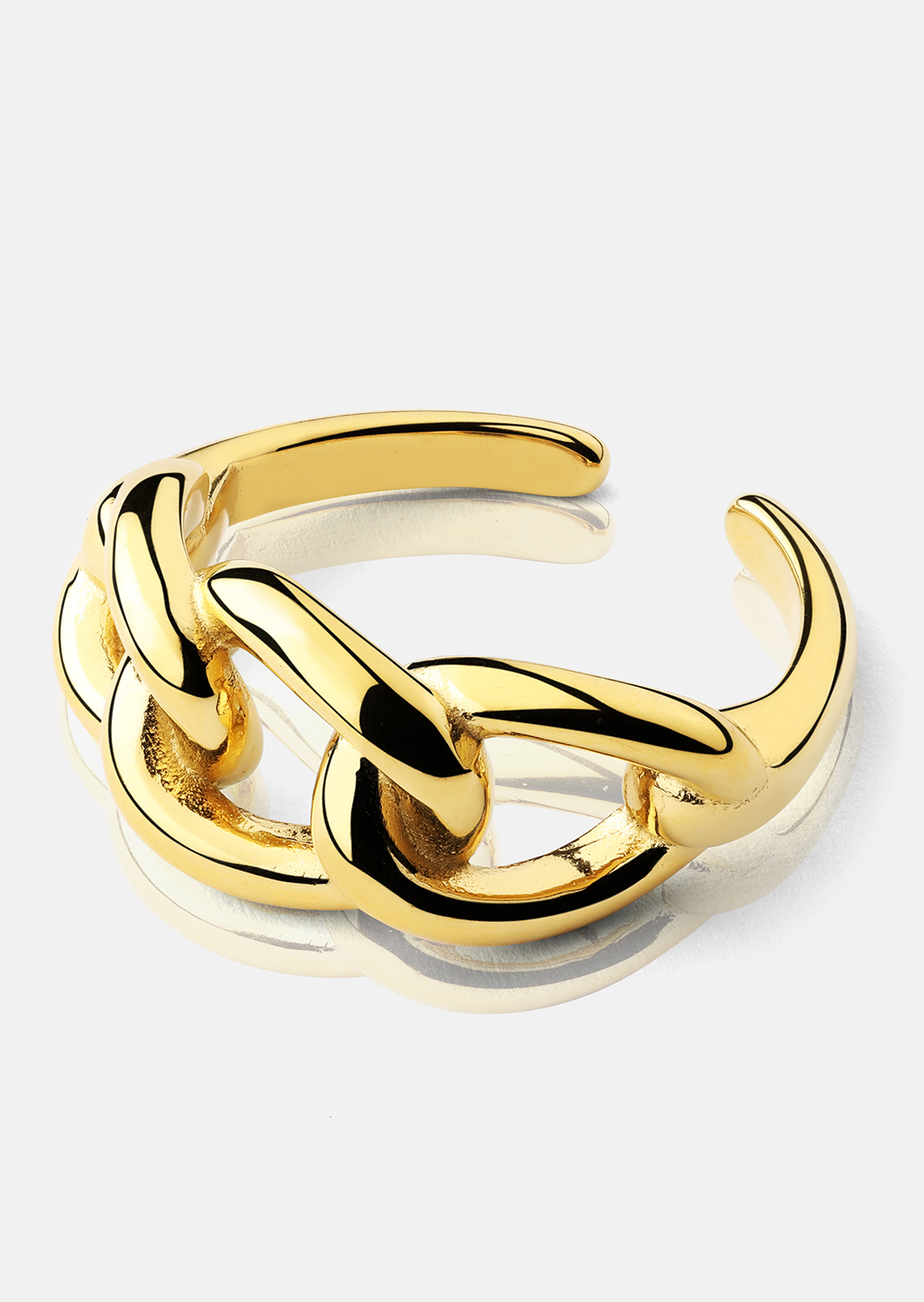 Anillo Golden Link - 18K Chapado en oro